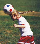 Kid Heading Ball