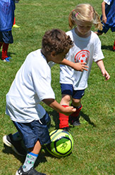 Kid Heading Ball